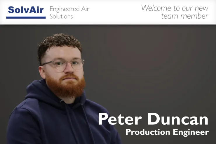 Congratulations Peter – 3 Months at SolvAir!