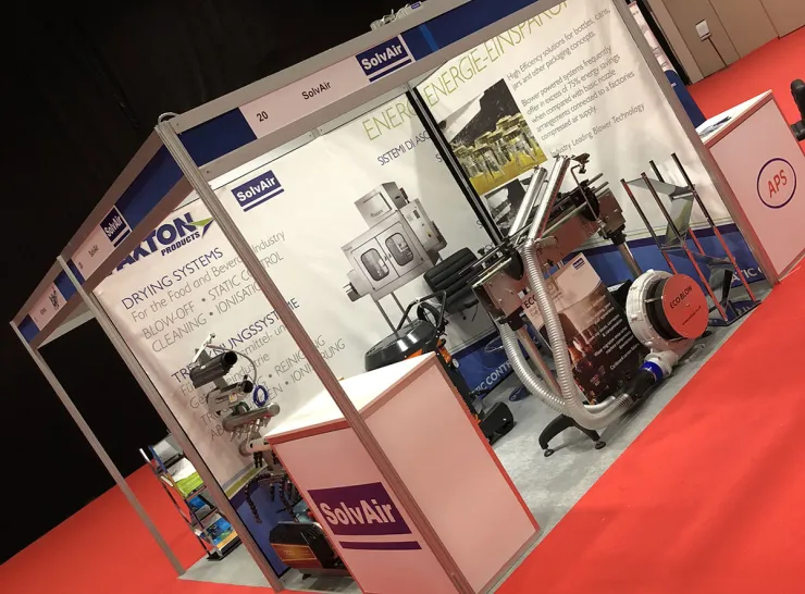 EcoBlow & Kiekens Vacuum Cleaning Systems on display at BevExpo