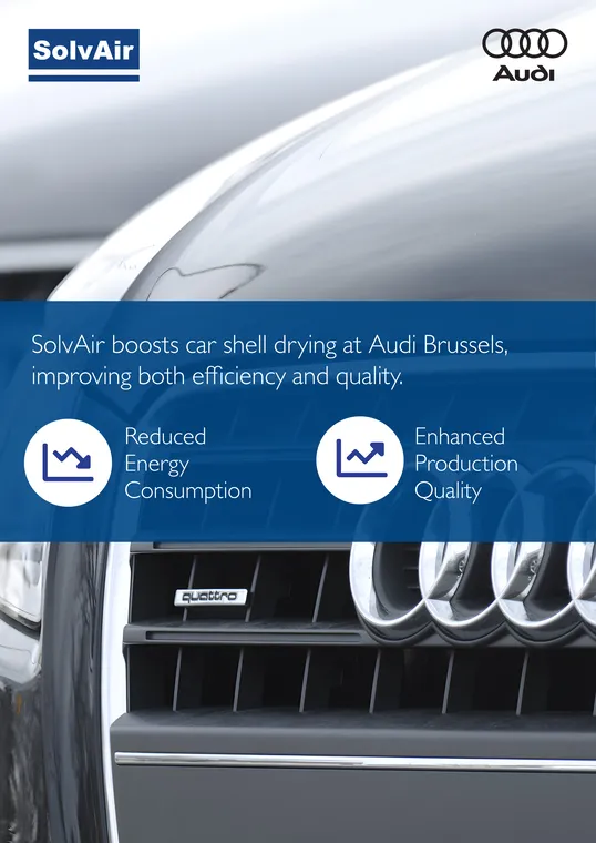 Audi Brussels Car-Body Drying case study PDF cover