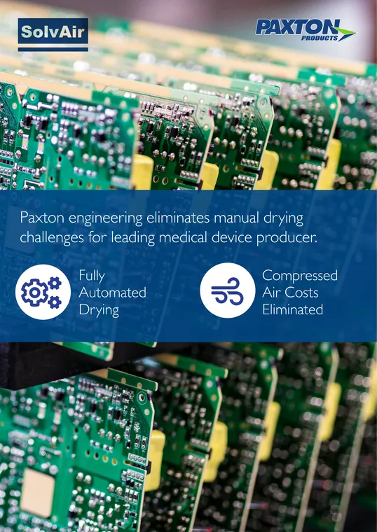 Medical Device Drying System case study PDF cover