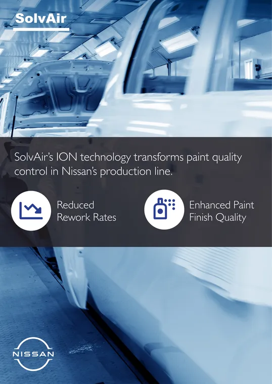Nissan Ionised Air Finishing case study PDF cover