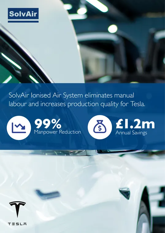 Tesla Ionised Air System case study PDF cover