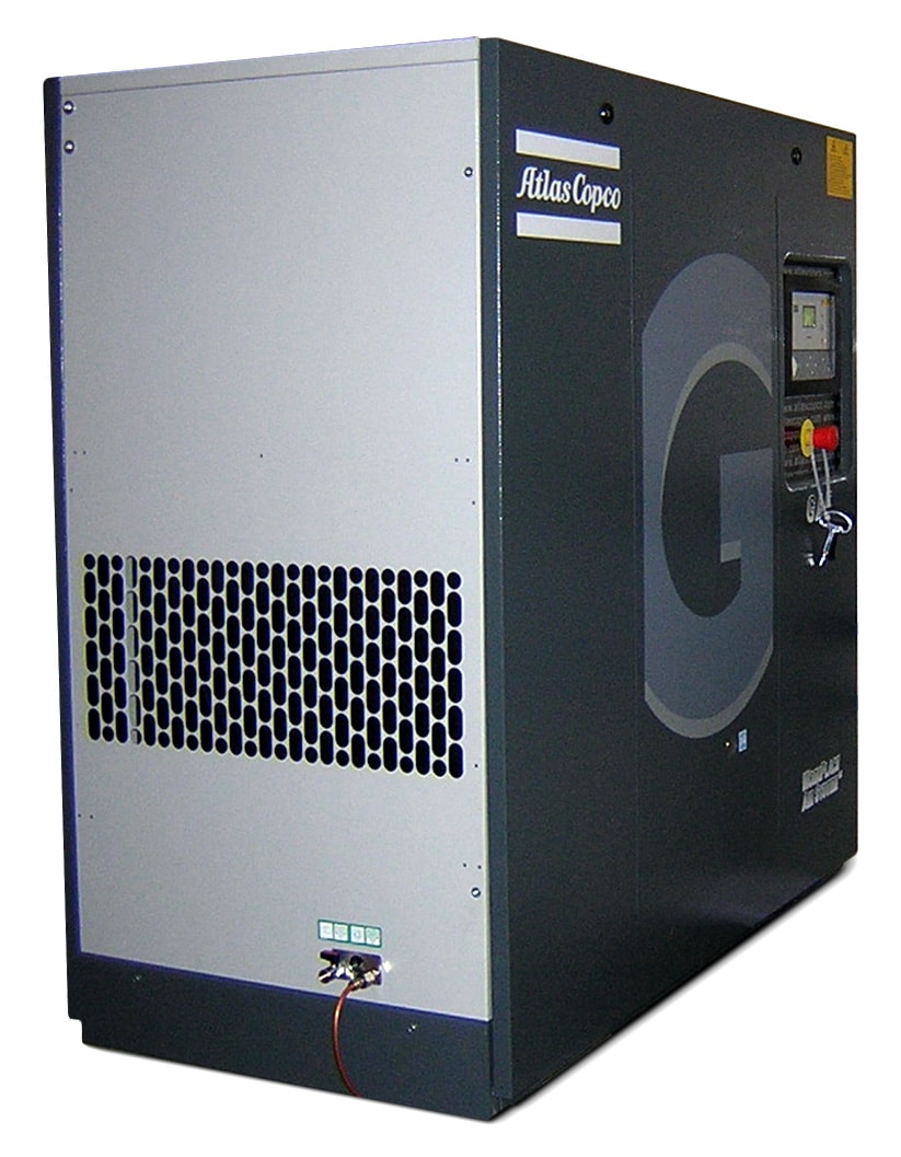 A large modern industrial air compressor system